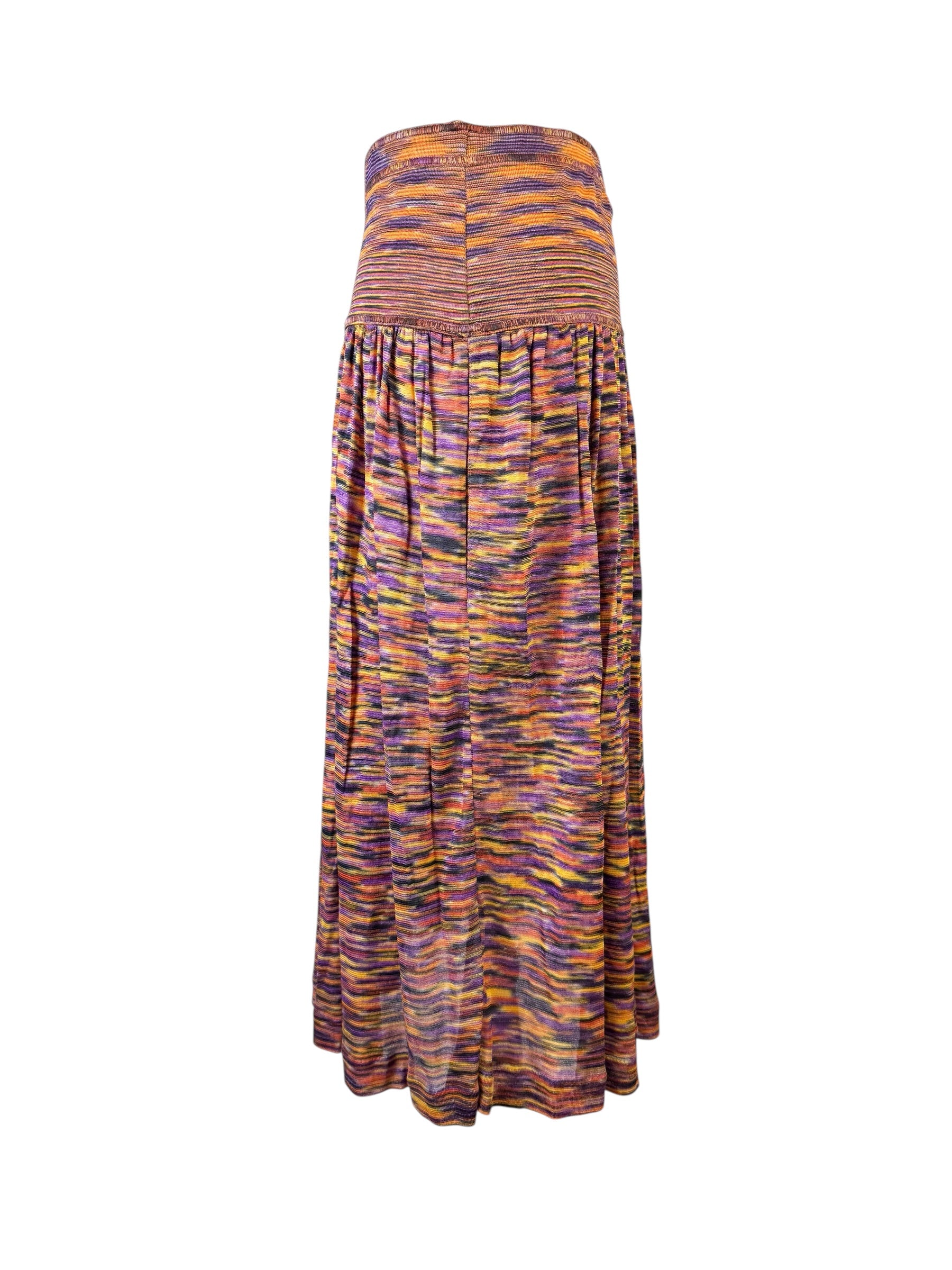 Missoni Orange/Purple Multi Color Skirt Size 42