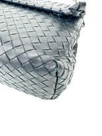 Bottega Veneta Navy Intrecciato Olympia Bag