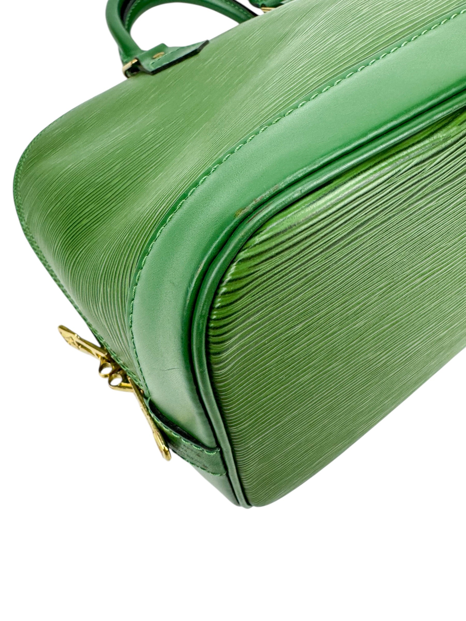 Louis Vuitton Green Epi Alma PM