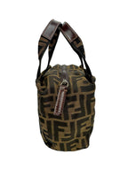 Fendi Zucca Small Top Handle Bag