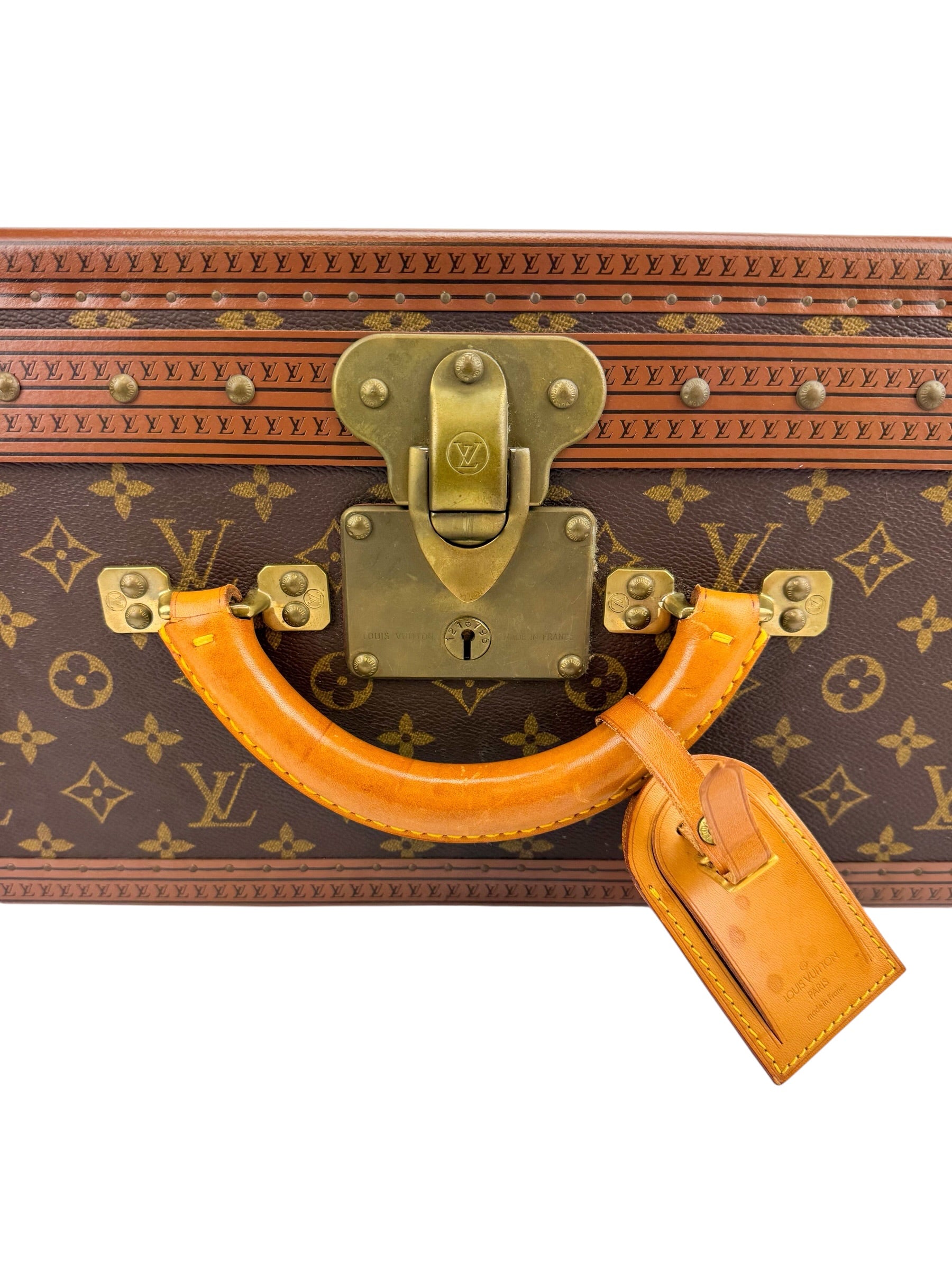 Louis Vuitton Vintage Monogram Alzer Trunk 75
