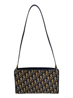Christian Dior Navy Oblique Shoulder Bag