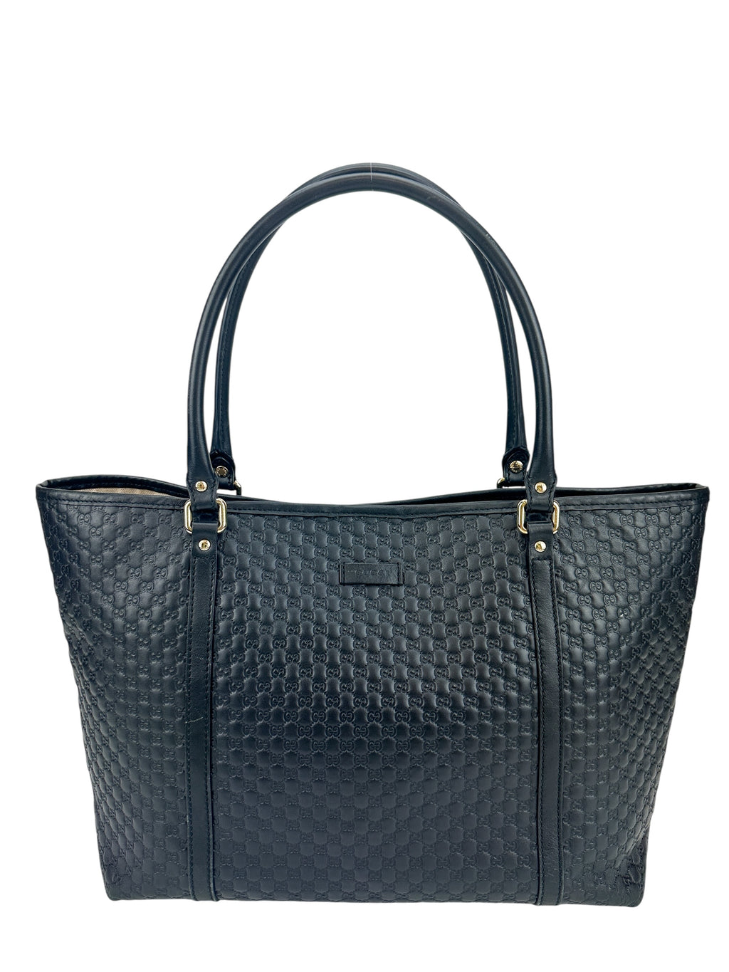 Gucci Black Microguccissima Joy Large Tote Bag