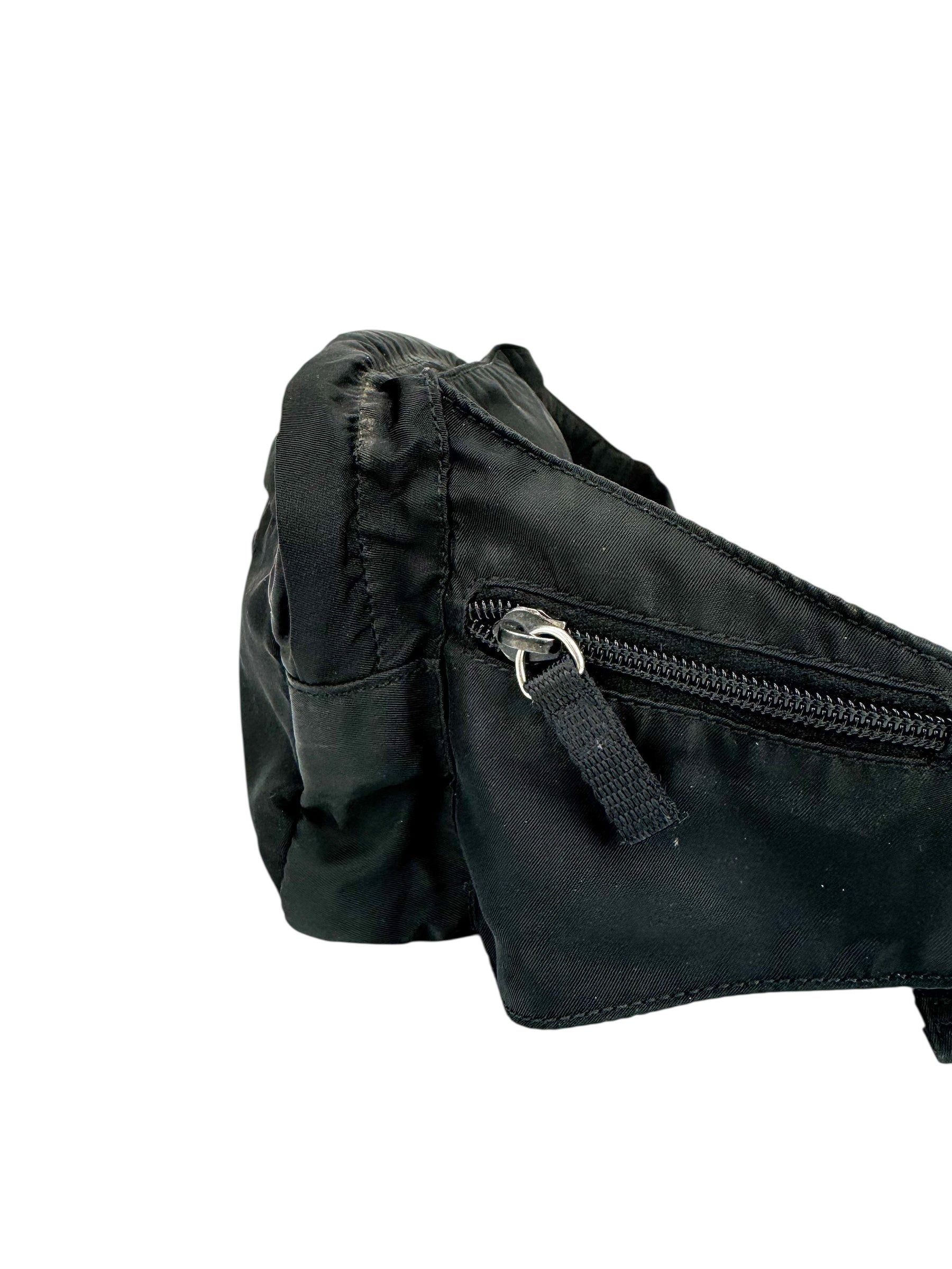 Prada Black Nylon Bum Bag