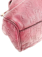 Gucci Magenta Guccissima Top Handle Bag