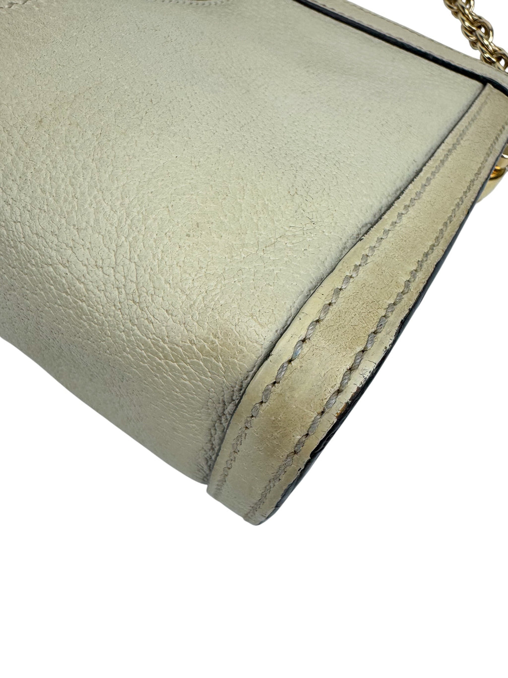 Gucci Ivory Ophidia Leather Shoulder Bag