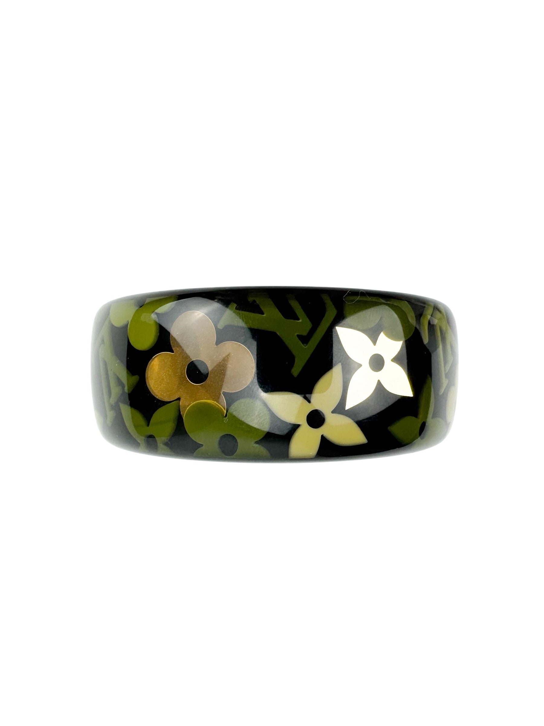 Louis Vuitton Flower Logo Resin Bangle