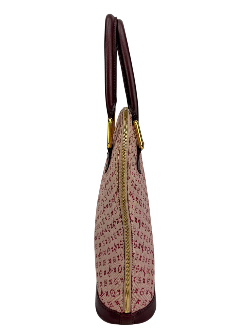 Louis Vuitton Red Mini Lin Haut Alma