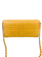 Chanel Beige Lambskin Chocolate Bar Shoulder Bag