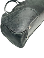 Gucci Black Canvas Princy Tote Bag