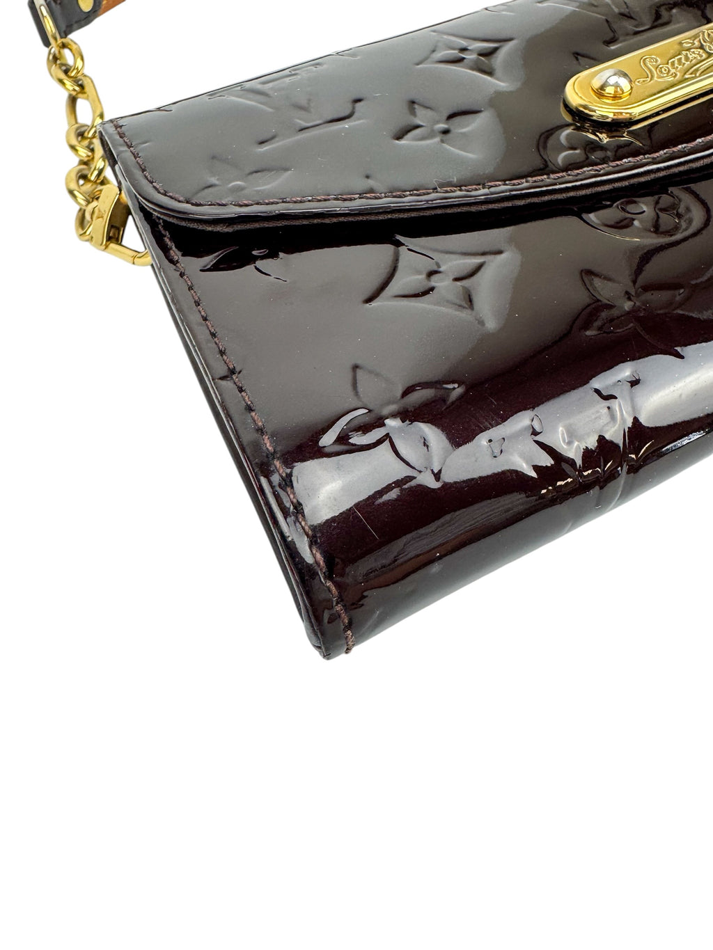 Louis Vuitton Amarante Vernis Sunset Boulevard Shoulder Bag