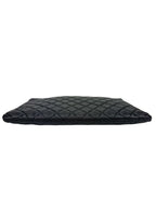 Chanel Black Caviar Large O Case Clutch