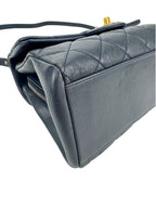 Chanel Navy Paris-Rome Trapezio Flap bag