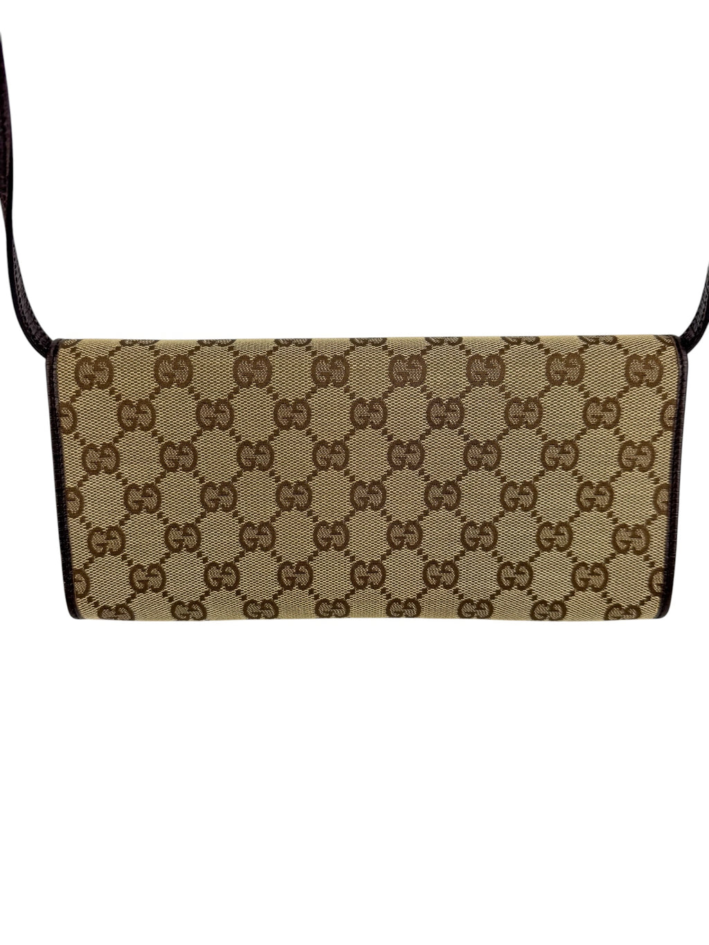 Gucci GG Canvas Bamboo Crossbody Bag