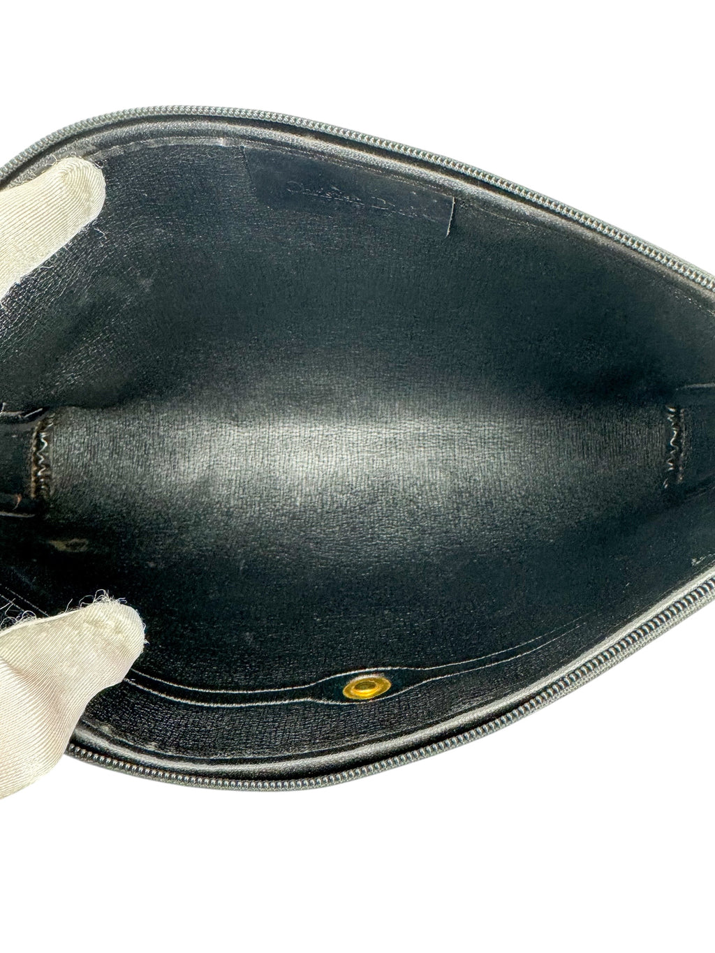 Christian Dior Black Trotter Clutch