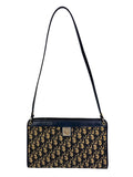 Christian Dior Navy Oblique Shoulder Bag