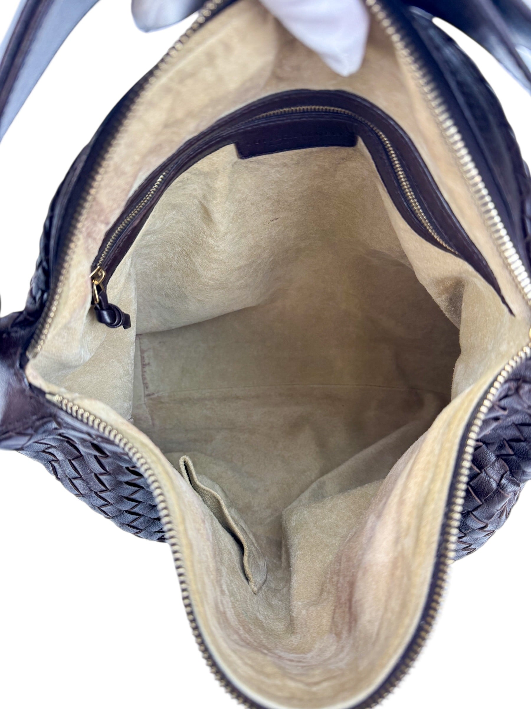 Bottega Veneta Brown Intrecciato Hobo Bag