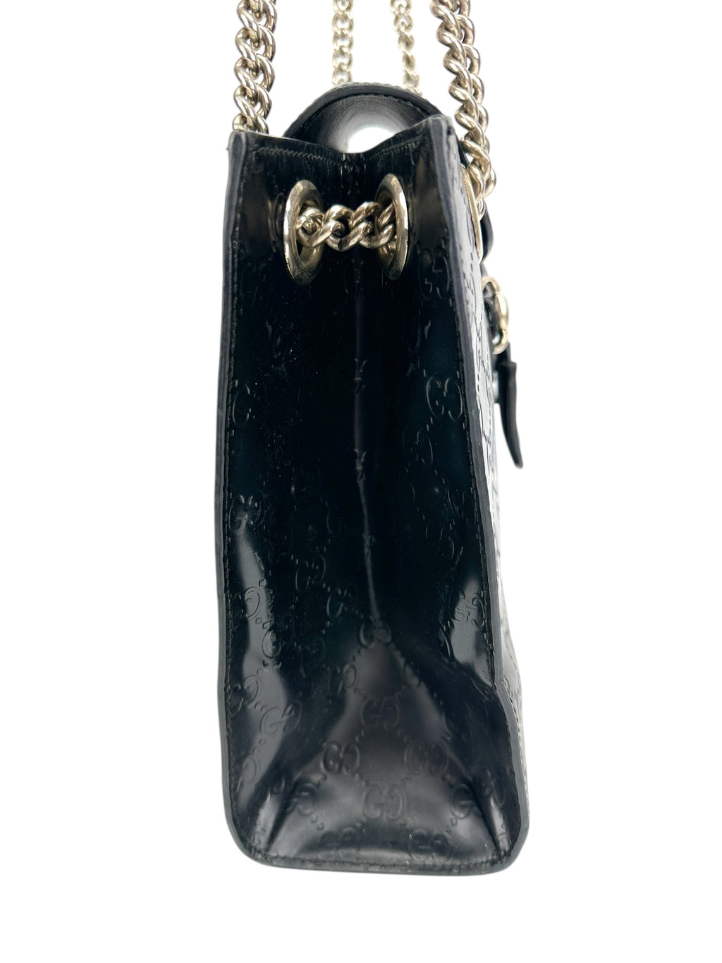 Gucci Black Guccissima Shoulder Bag