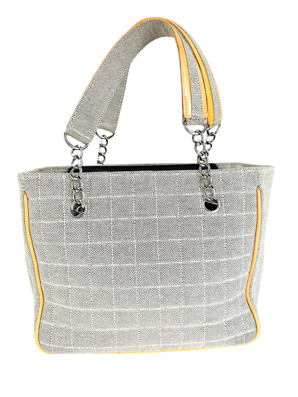 Chanel Camelia Beige Chocolate Bar Tote