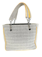 Chanel Camelia Beige Chocolate Bar Tote