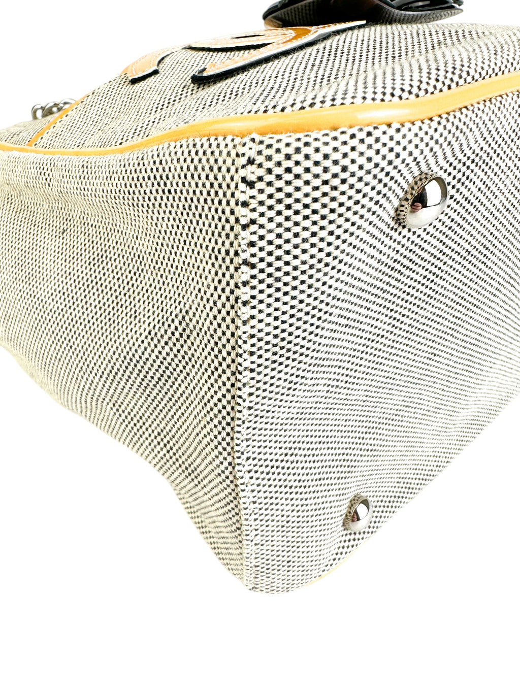 Chanel Camelia Beige Chocolate Bar Tote