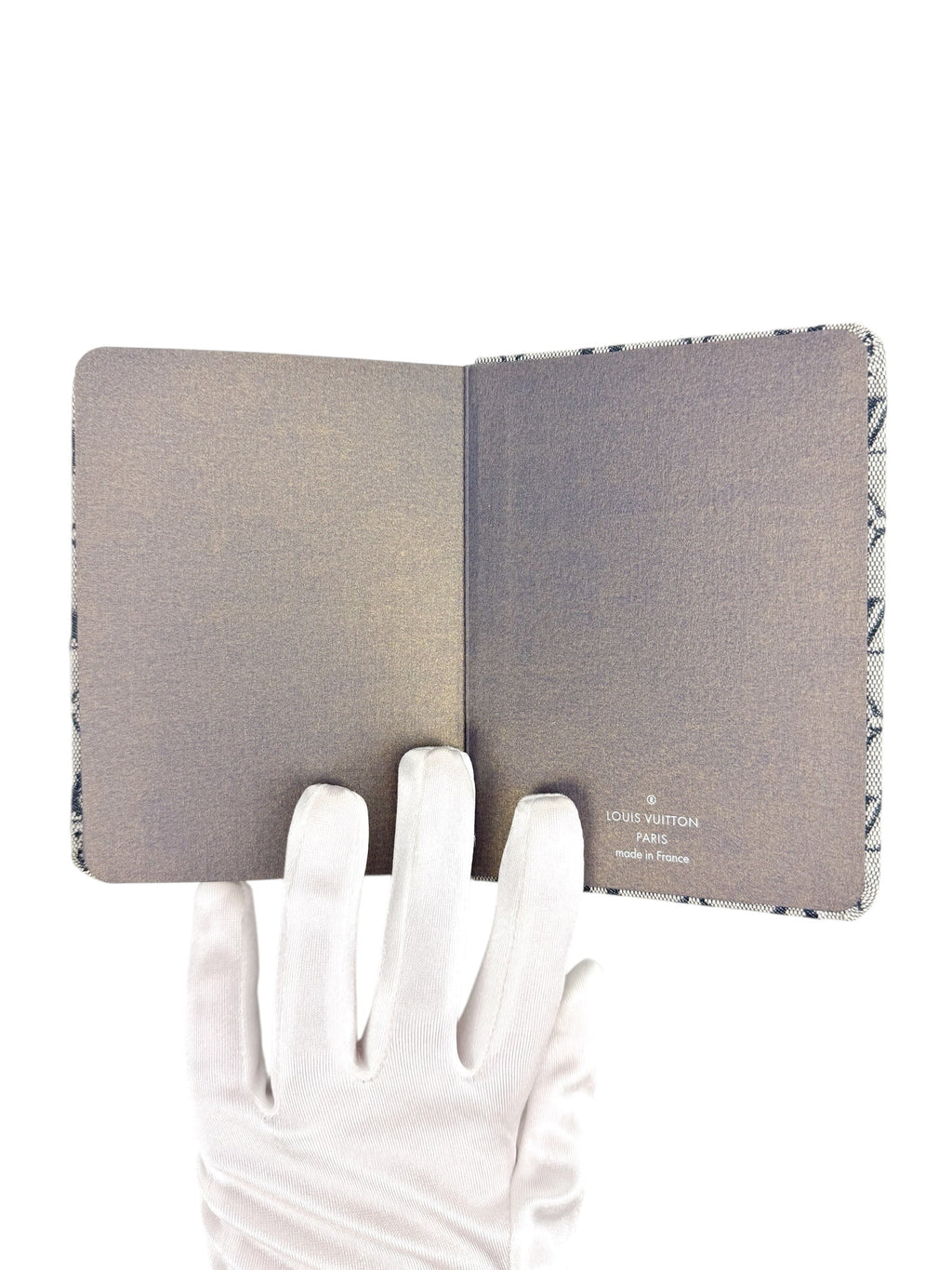 Louis Vuitton Navy Blue Mini Lin Notebook