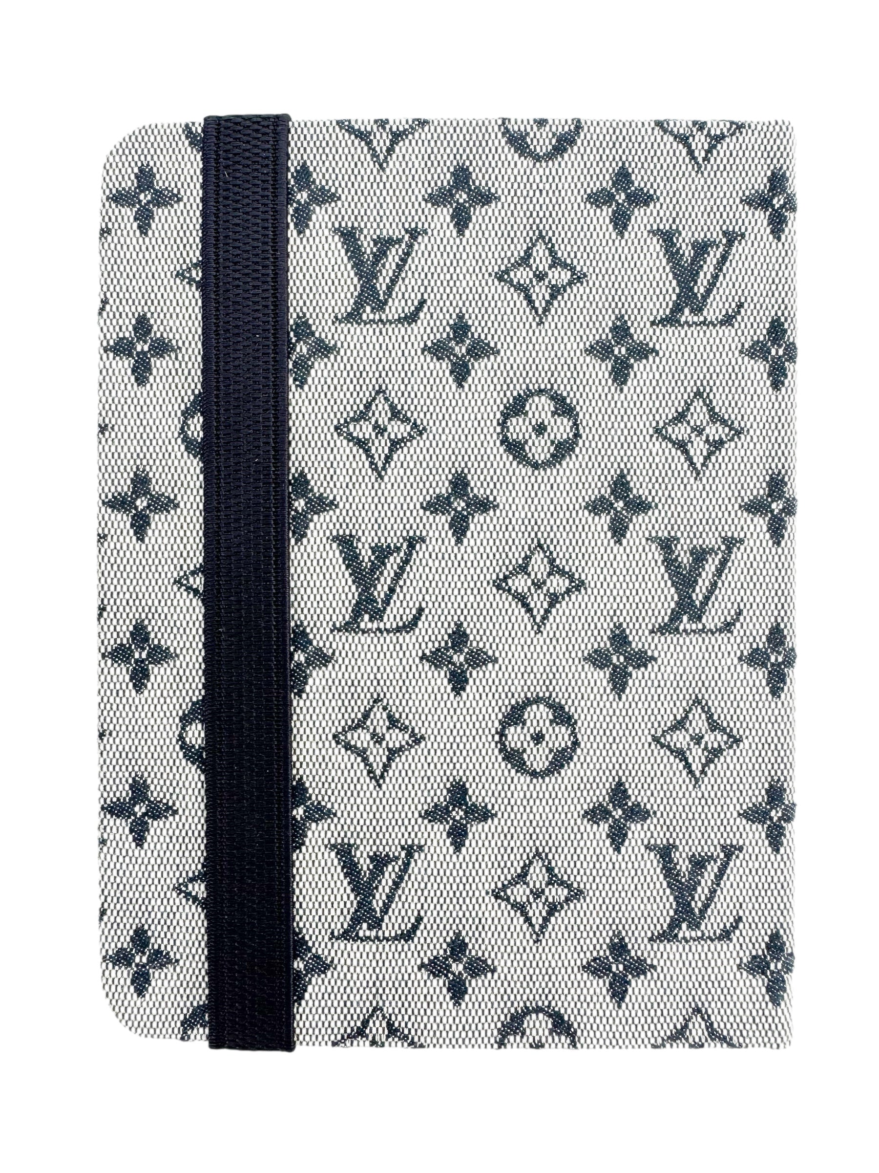 Louis Vuitton Navy Blue Mini Lin Notebook
