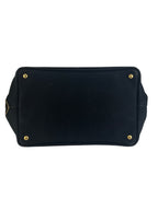 Prada Large Black Canapa Tote