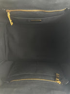 Prada Large Black Canapa Tote