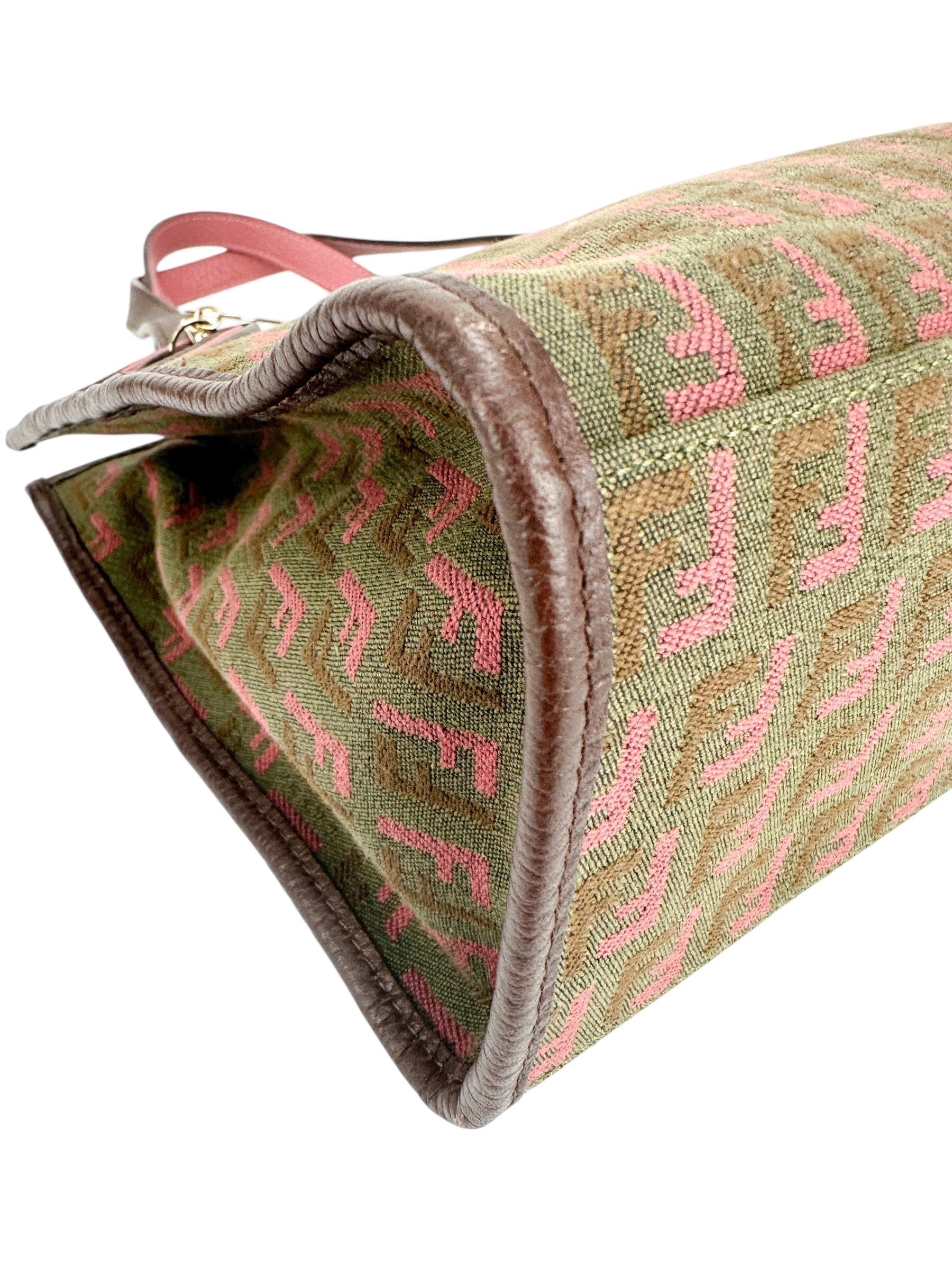 Fendi Multicolor Zucchino Small Tote