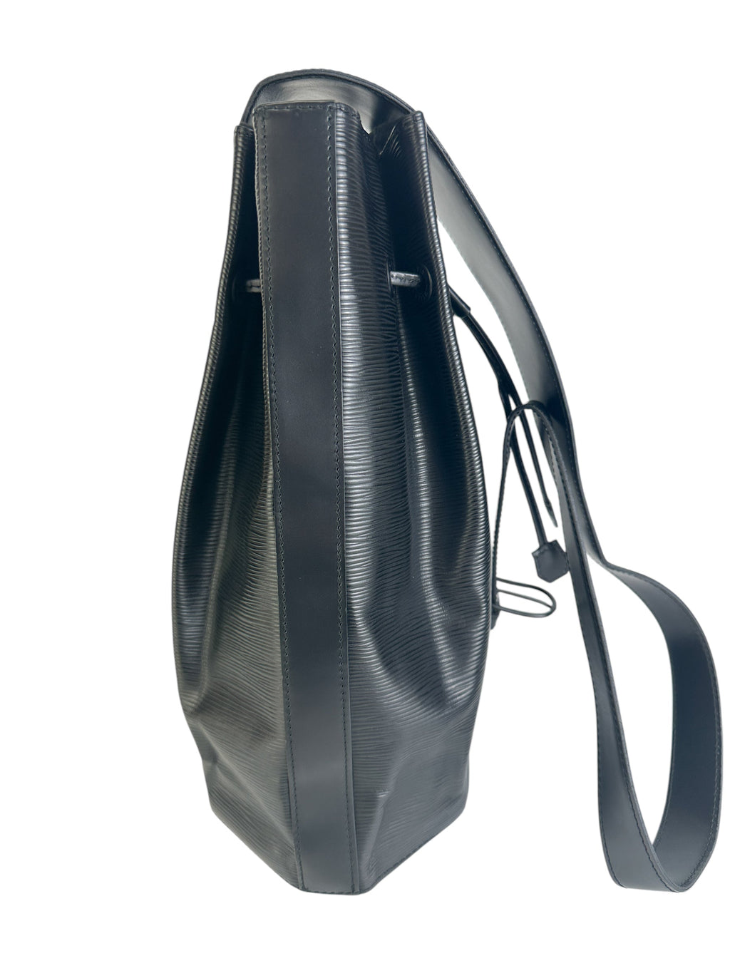 Louis Vuitton Black Epi Sac A Dos Backpack w Pouch