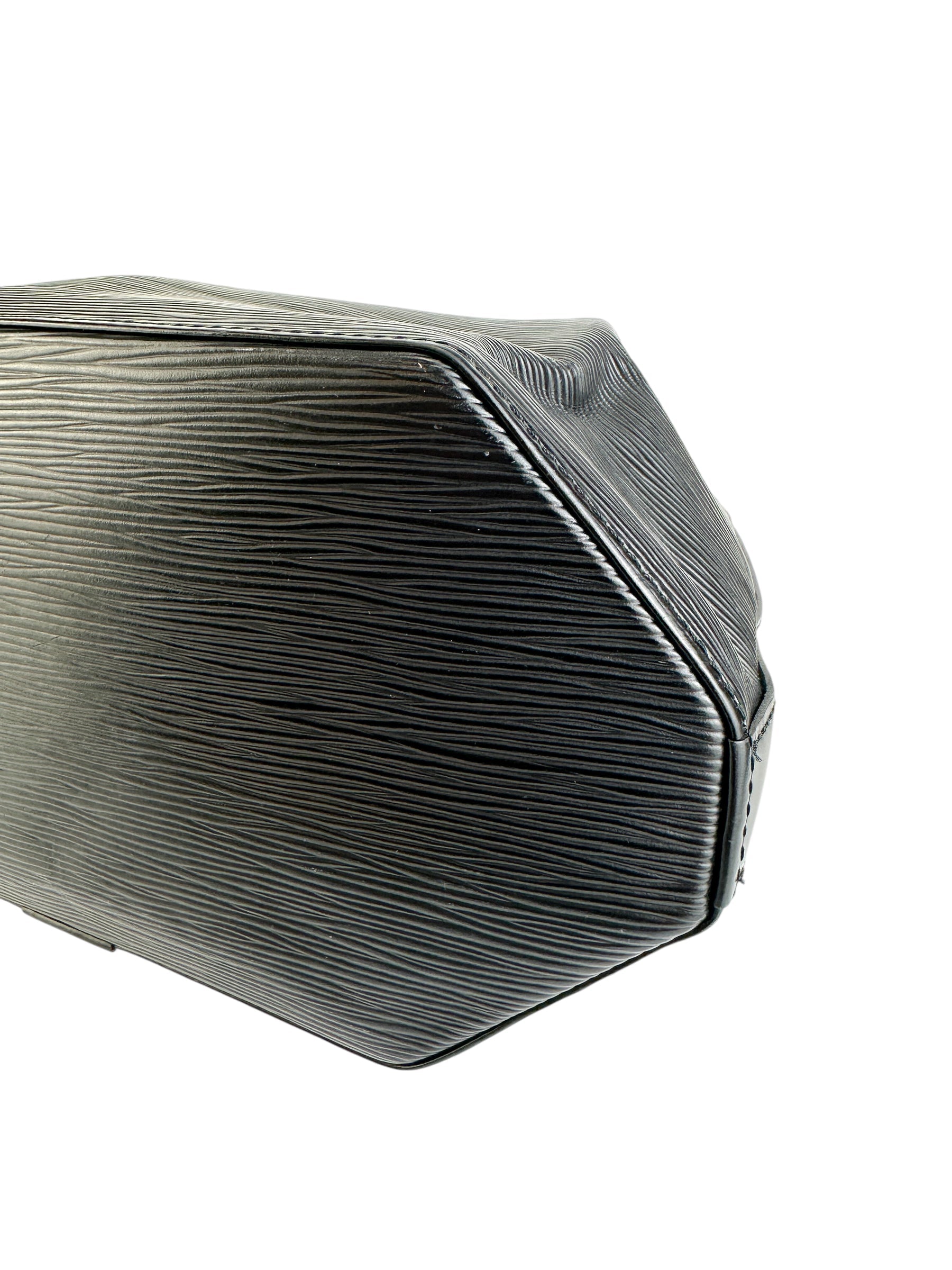 Louis Vuitton Black Epi Sac A Dos Backpack w Pouch