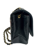 Chanel Vintage Black Lambskin Diana 22