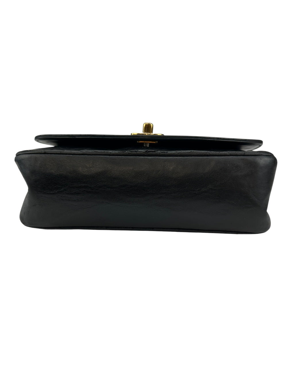Chanel Vintage Black Lambskin Diana 22