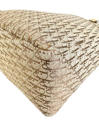 Christian Dior Beige Oblique Trotter Canvas Tote