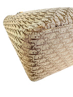 Christian Dior Beige Oblique Trotter Canvas Tote