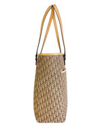Christian Dior Beige Oblique Trotter Canvas Tote