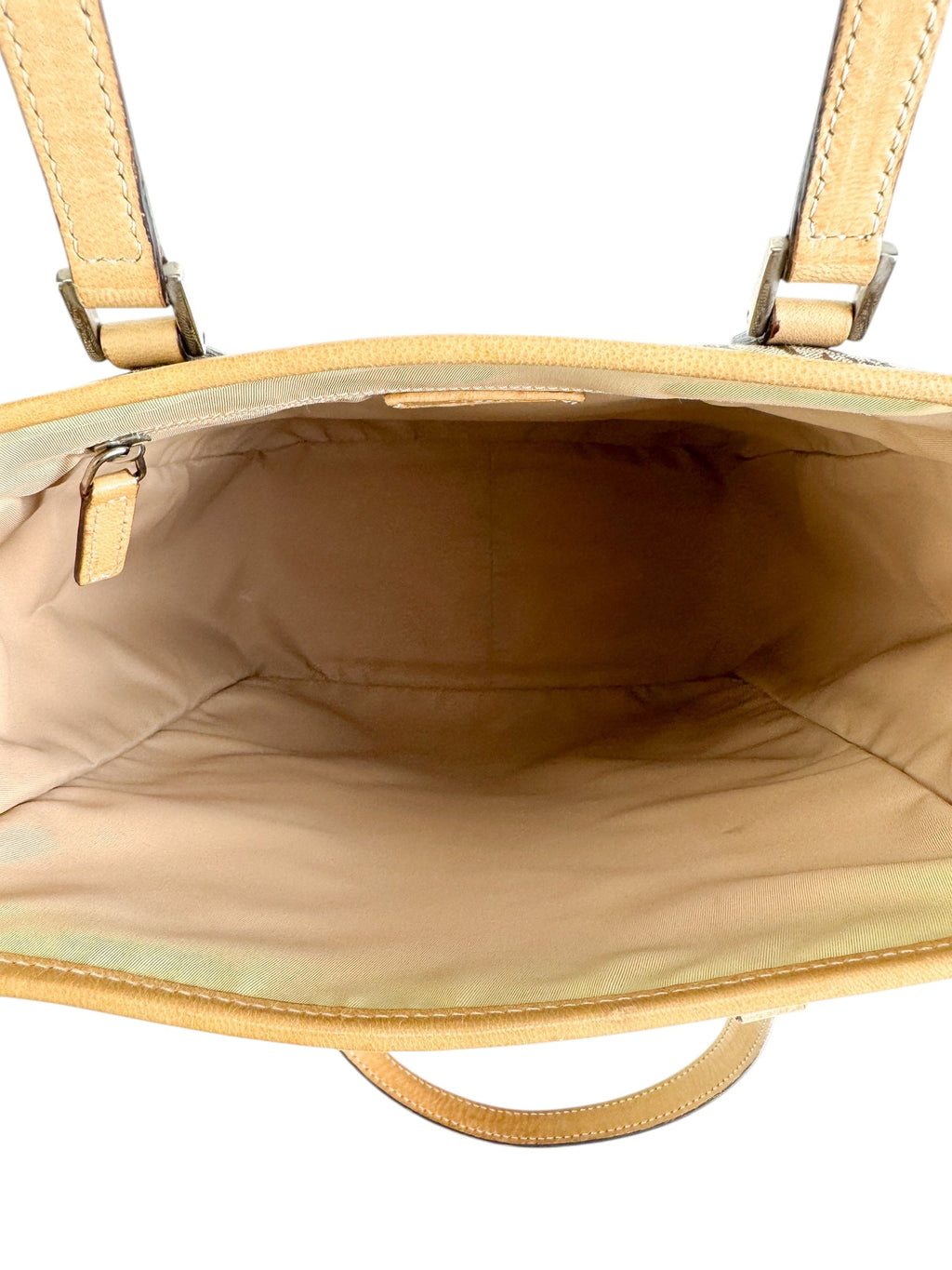 Christian Dior Beige Oblique Trotter Canvas Tote