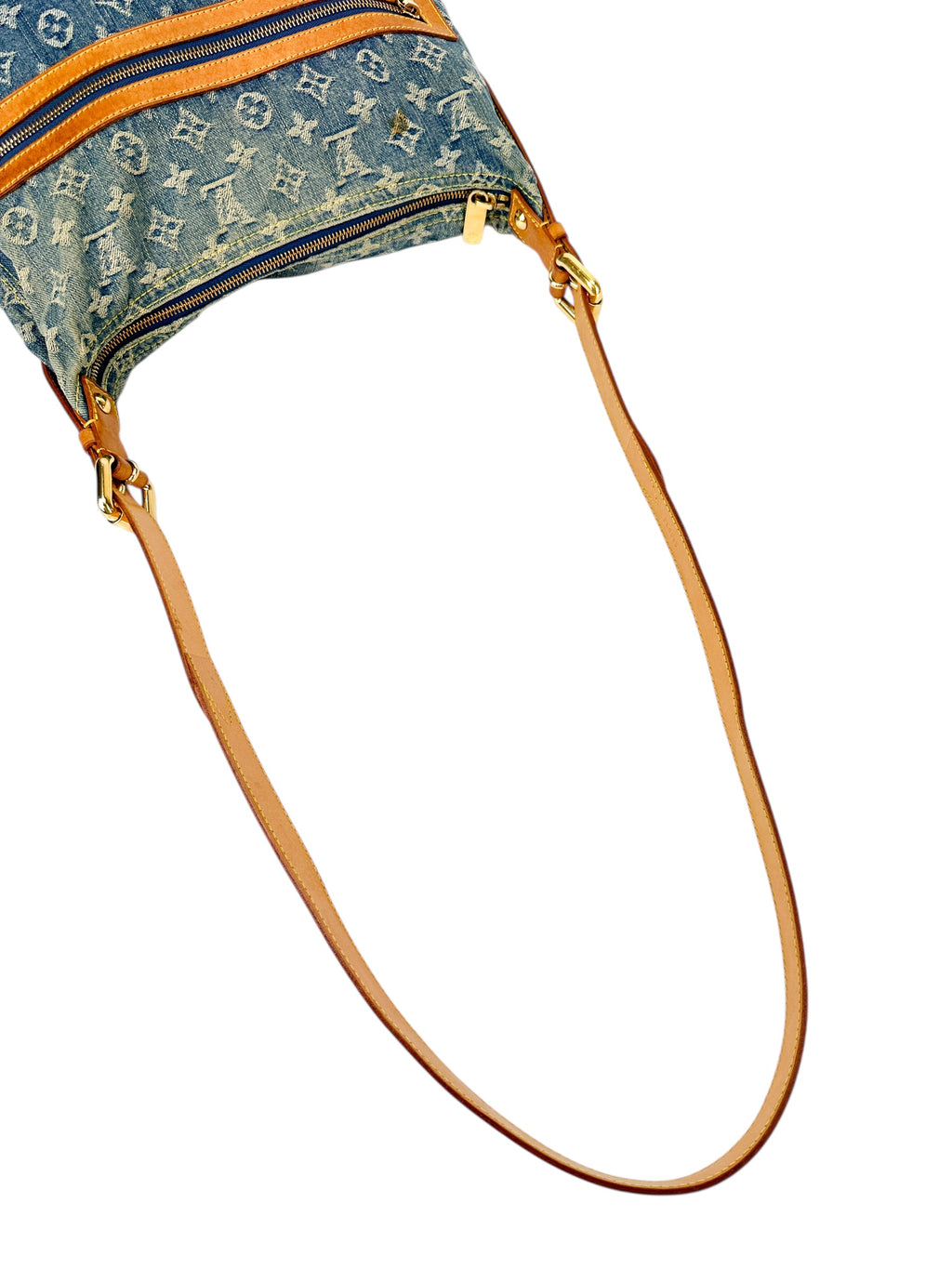 Louis Vuitton Vintage Denim Monogram Baggy GM