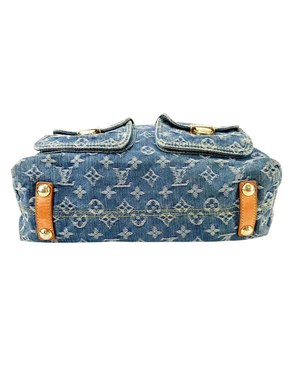 Louis Vuitton Vintage Denim Monogram Baggy GM