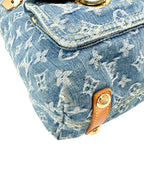 Louis Vuitton Vintage Denim Monogram Baggy GM
