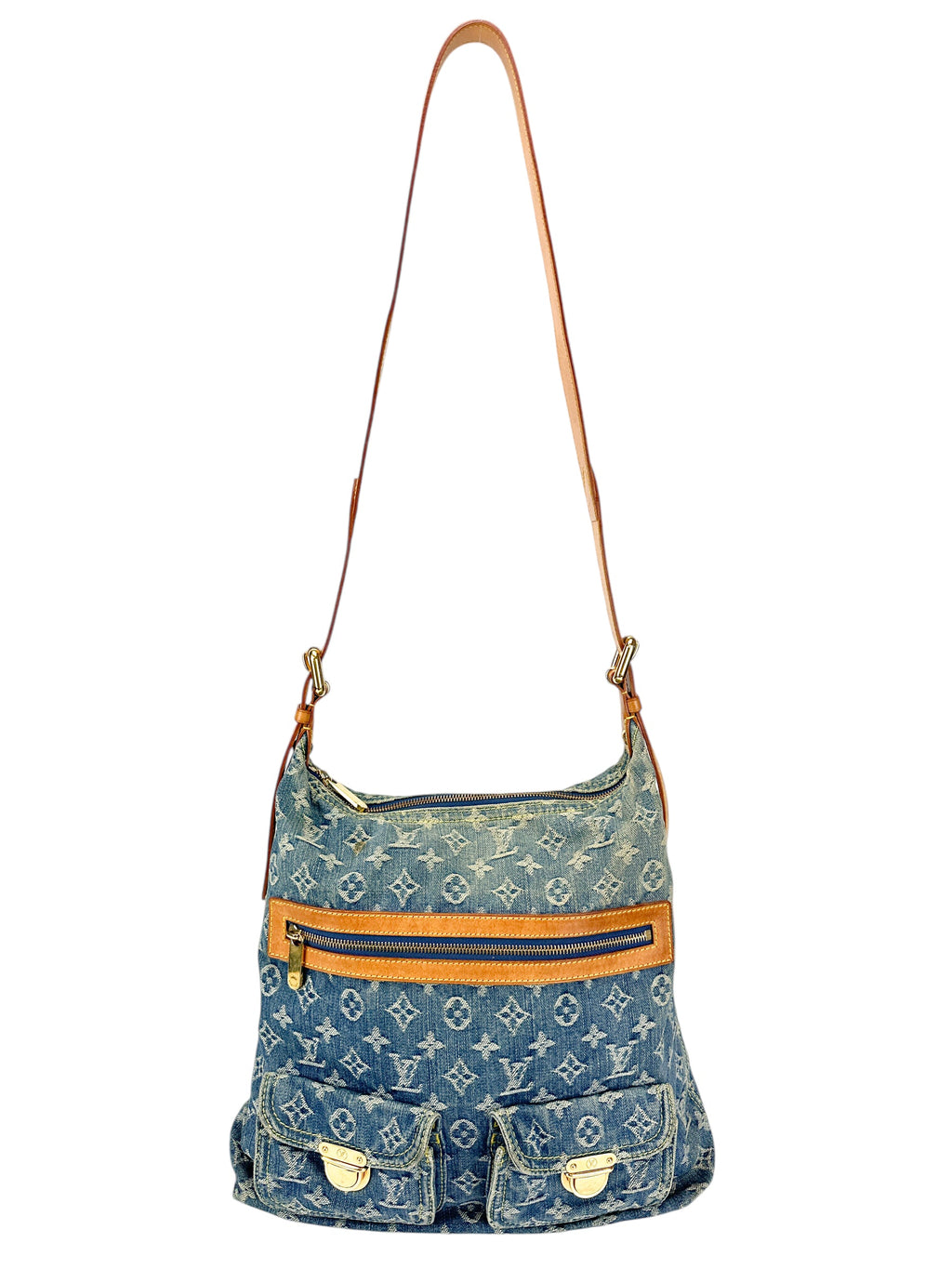 Louis Vuitton Vintage Denim Monogram Baggy GM