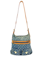 Louis Vuitton Vintage Denim Monogram Baggy GM