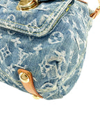 Louis Vuitton Vintage Denim Monogram Baggy GM