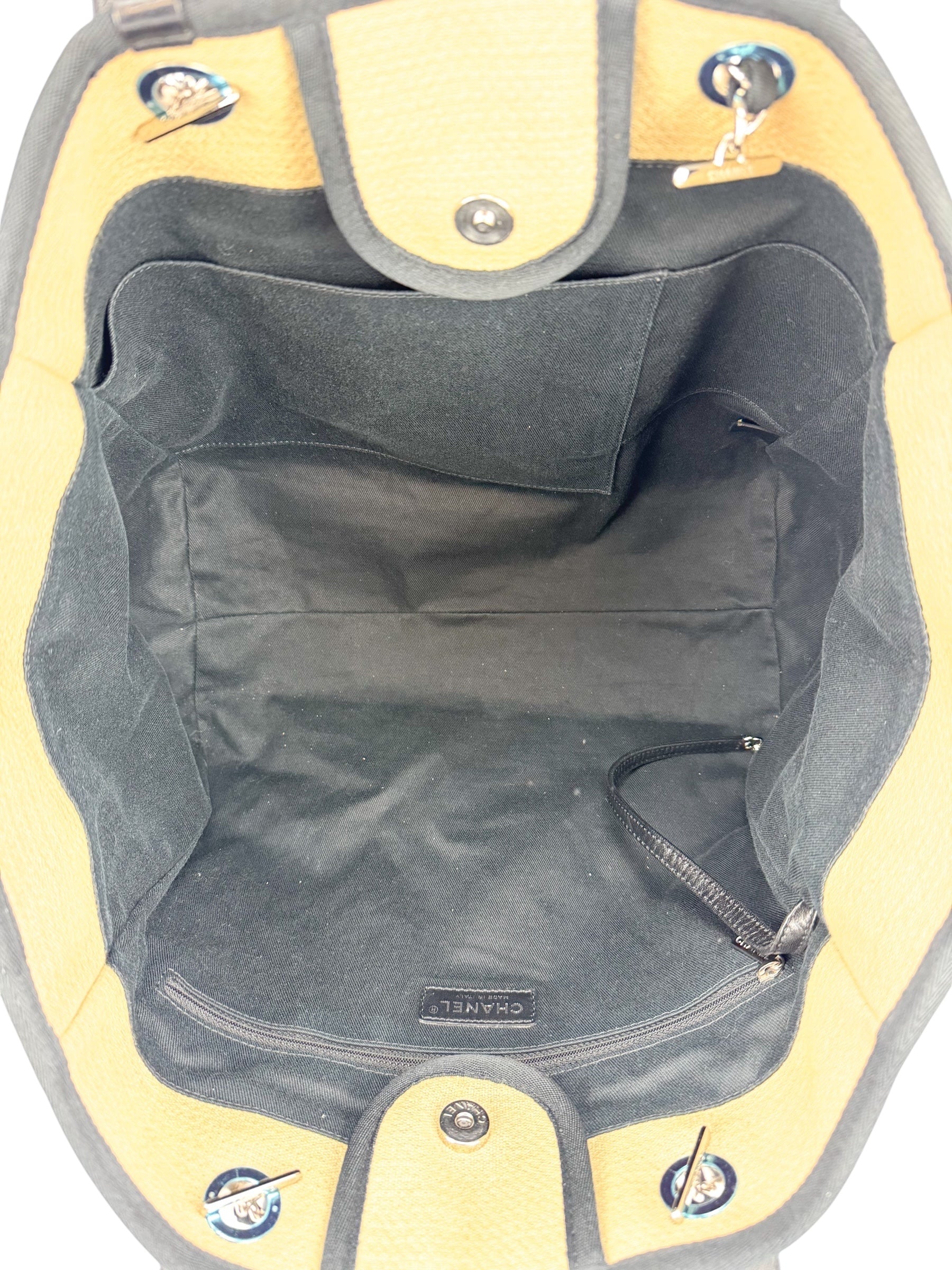 Chanel Medium Beige Deauville Shopping Tote Bag