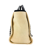 Chanel Medium Beige Deauville Shopping Tote Bag