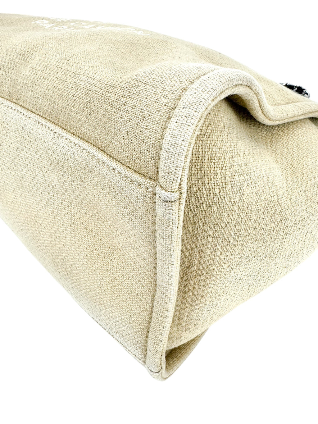 Chanel Medium Beige Deauville Shopping Tote Bag