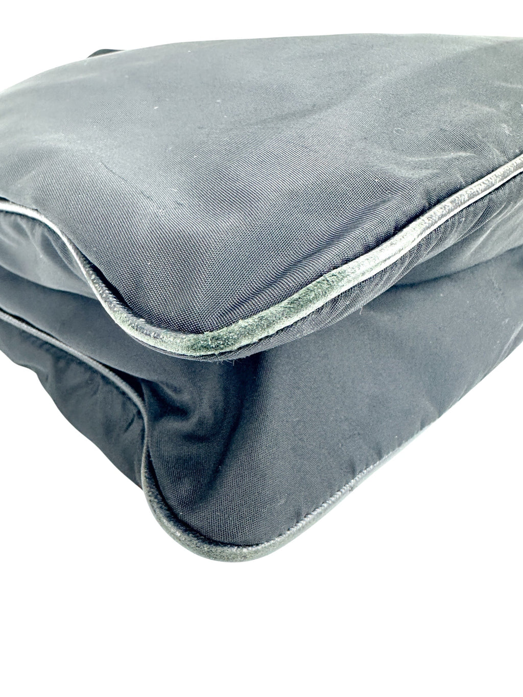 Prada Black Nylon Double Pouch Crossbody