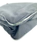 Prada Black Nylon Double Pouch Crossbody