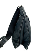 Prada Black Nylon Double Pouch Crossbody